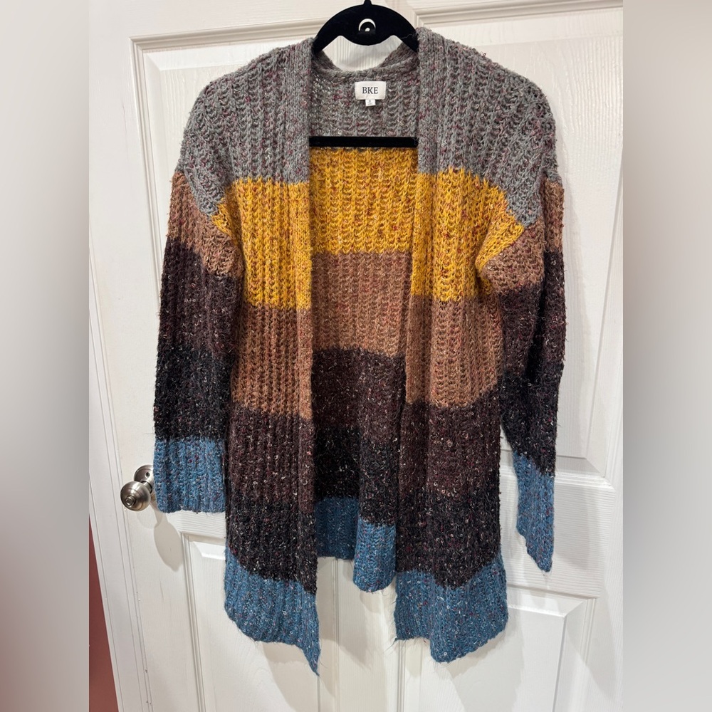 BKE Women's Multicolor Striped Sweater size small